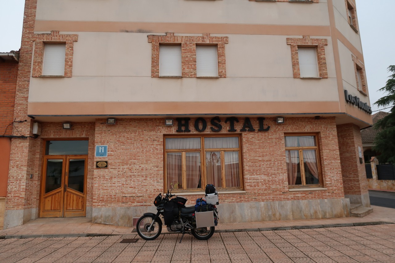Zu früh gefreut: das geschlossene Hostal „Los Montes“ in Porzuna