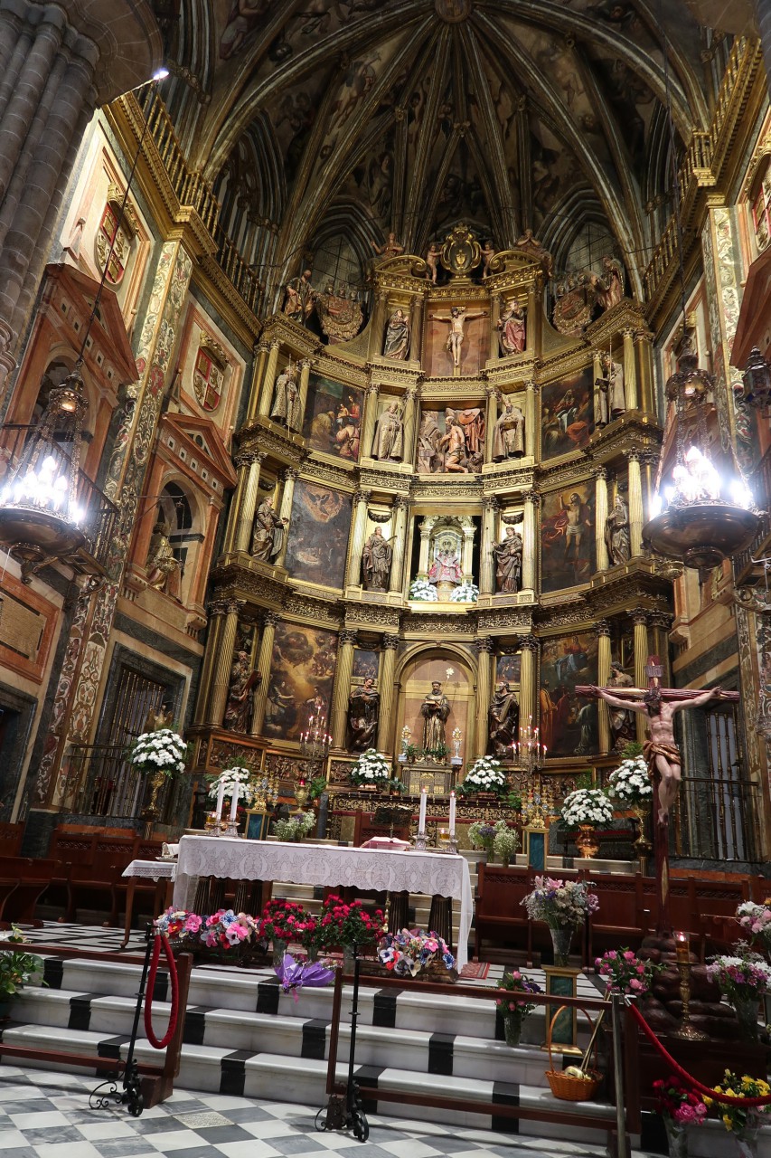 Altarraum der Kirche in Guadalupe