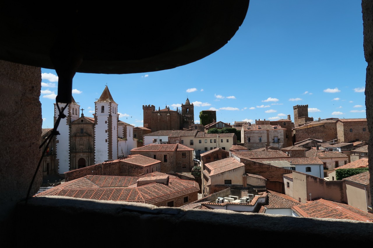 Blick vom Turm der Concatedral de Santa Maria auf die Iglesia de San Francisco (links)