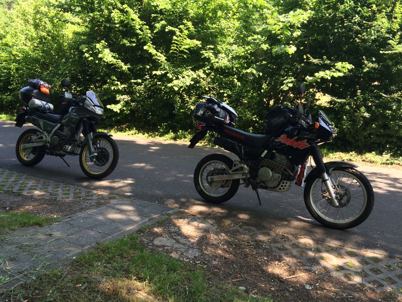 7E968B58-0F3D-4C4C-80B0-C2B1F92AACBC.jpeg (3.86 MiB) 6663 mal betrachtet Tuareg Tankrucksack auf meiner schwarzen Domi.