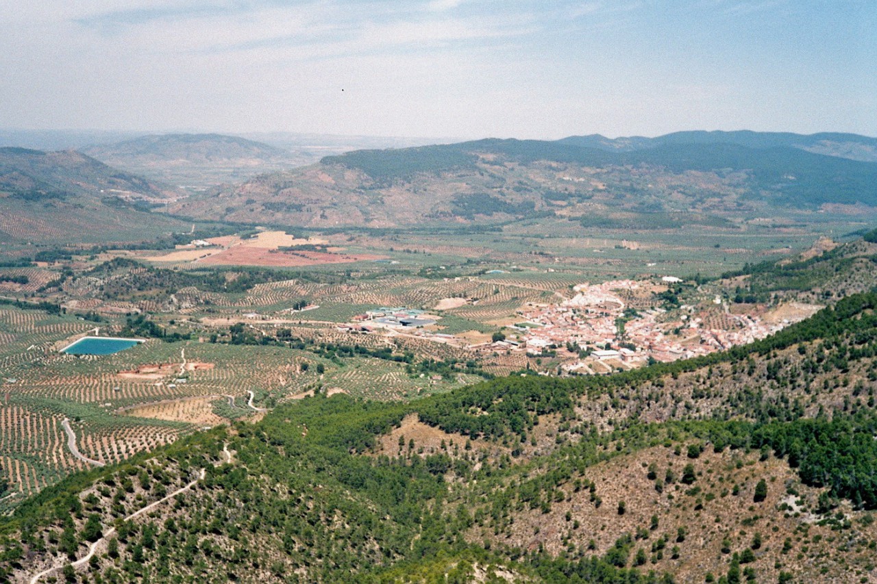Blick vom Castillo de la Segura