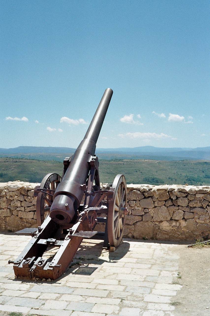Geschütze des 19. Jahrhunderts in Morella