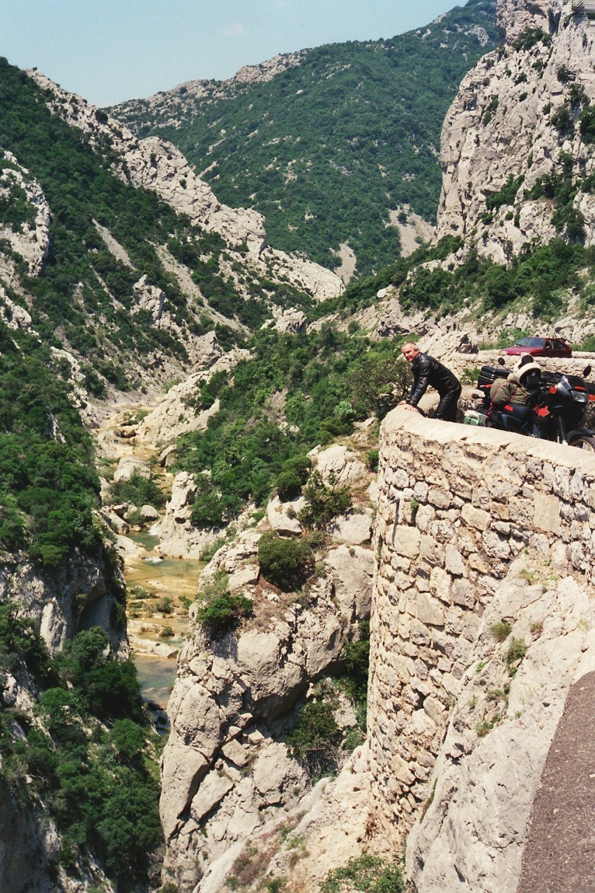 Gorges de Galamus - hier aber mit meiner Domi bereist!