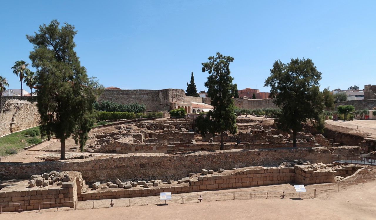 Inneres der Alcazaba von Mérida