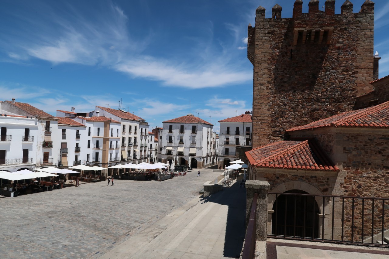 Plaza Mayor in Caceres