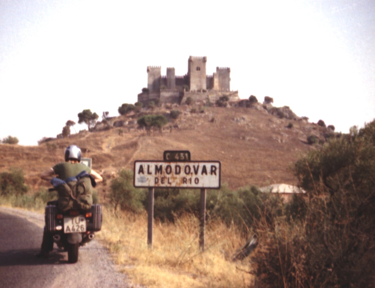 Auf dem Weg zum Castillo, das beinahe mein junges Leben beendet hätte.