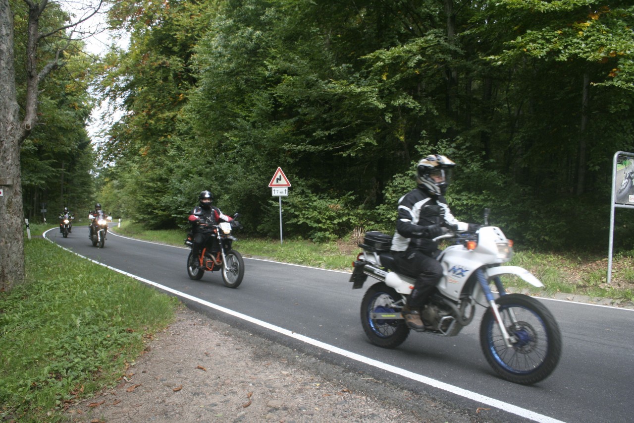 Petra und Armin auf den 250er Nixen